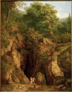 Grotta di San Francesco al Monte Verna I da Philipp Hackert