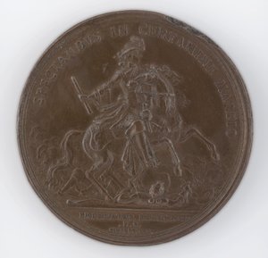 Medaglia di bronzo commemorativa della morte di Federico, Duca di Schomberg