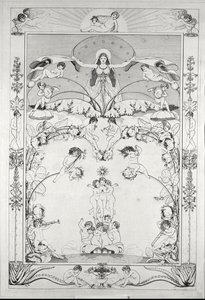 Sera ... (incisione) da Philipp Otto Runge