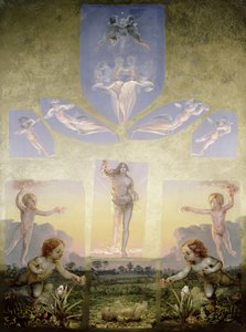 Il mattino (seconda versione) da Philipp Otto Runge