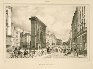 Porte St Denis da Philippe (after) Benoist