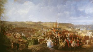 Napoleone in un campo a Boulogne che distribuisce la Croce della Legion d