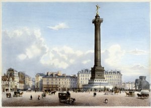 Colonna di luglio alla Bastiglia - in “Promenade dans Paris et ses environs” da Philippe Benoist