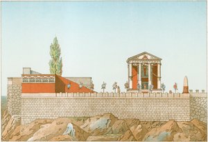 Tempio di Cora, come restaurato da Labrouste
