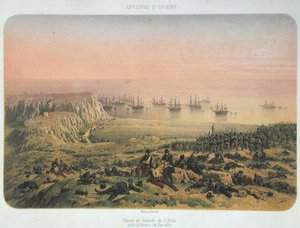Il campo di battaglia di Alma dopo la vittoria, 20 settembre 1854 da Philippe Benoist