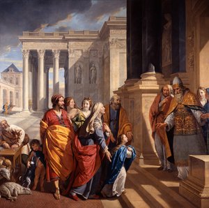 La Presentazione della Beata Vergine Maria, 1639-1640 da Philippe de Champaigne