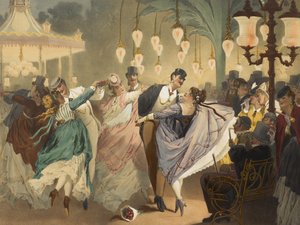 Musée des moeurs en actions: La valse à Mabille, inciso da Gustave Barry da Philippe Jacques Linder