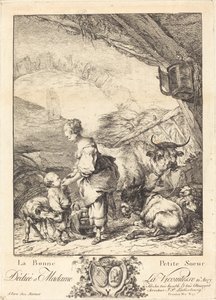 La buona sorellina da Philippe Jacques de Loutherbourg II