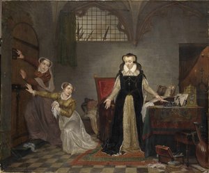 Le ultime ore di Maria Stuarda, regina di Scozia da Philippe Jacques van Brée