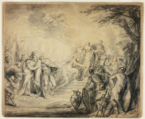 Sacrificio di Ifigenia da Philippe Joseph Tassaert