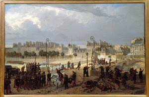 Scena emotiva al ponte dell