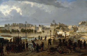 Scena di sommossa al ponte dell