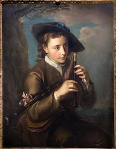 Pifferaio, 1740 circa (Olio su tela)