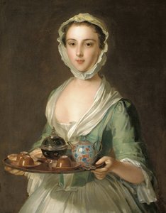 Ritratto di una giovane donna, possibilmente Hannah, la cameriera dell