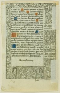 Morte della Vergine, dal Libro delle Ore da Philippe Pigouchet