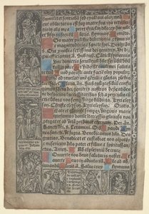 Pagina dal "Libro delle Ore" da Philippe Pigouchet