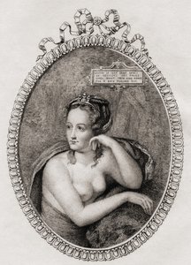 Amante francese del re Enrico II di Francia: Diana di Poitiers (1499-1566) da Philippe after Mercier