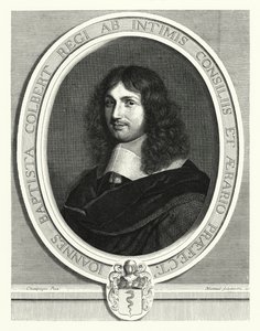 Jean-Baptiste Colbert, statista francese da Philippe de (after) Champaigne