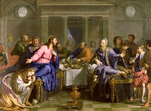 Cristo in casa di Simone il Fariseo, c.1656