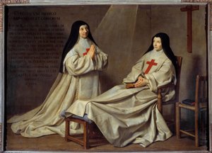 Giansenismo: "Ritratto di Madre Catherine Agnes Arnauld (1593-1671) e Suor Catherine de Sainte Suzanne Champaigne (1636-1686), figlia dell