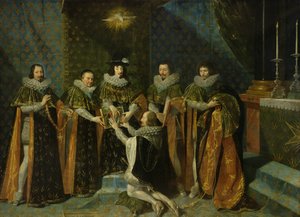 Luigi XIII (1601-43) riceve Henri d