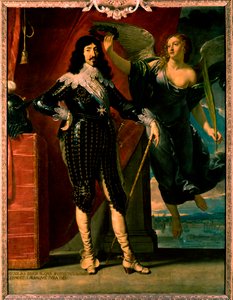 Luigi XIII - ritratto della sua incoronazione di Victory da Philippe de Champaigne