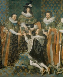 Luigi XIII accoglie il Duca di Longueville nell