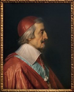 Ritratto del Cardinale Richelieu (Armand Jean Duplessis de Richelieu)