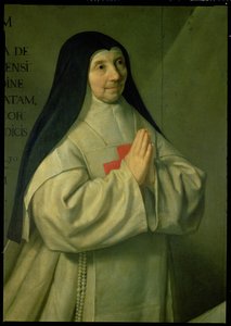 Ritratto di Madre Catherine-Agnes Arnauld, (dettaglio)