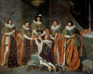Ricevimento di Luigi XIII (1601-1643) di Enrico II d