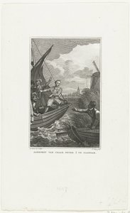 Arrivo dello zar Pietro il Grande a Zaandam, 1697, c. 1829 da Philippus Velijn