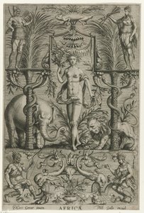 Africa da Philips Galle (attributed to workshop of)