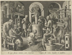 Distillazione da Philips Galle (attributed to workshop of)