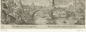 Pesca con la canna
Caccia e pesca (titolo della serie)
Venationes, Piscationes et Aucupii Typi (titolo della serie)