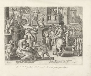 Decapitazione di Giacomo il Maggiore da Philips Galle (possibly)
