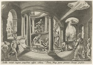 Adorazione dei Magi da Philips Galle