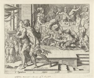 Vendetta di Assalonne da Philips Galle