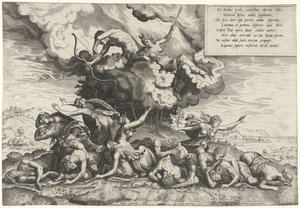 Apollo e Diana uccidono i figli di Niobe