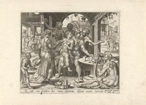 Il figliol prodigo sperpera la sua eredità (parabola del figliol prodigo)
