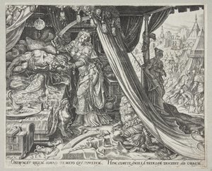 Giuditta che decapita Oloferne da Philips Galle