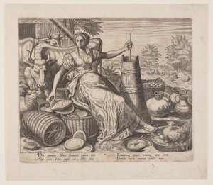 Pales, da Le occupazioni da Philips Galle