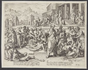 Pietro guarisce i malati con la sua ombra