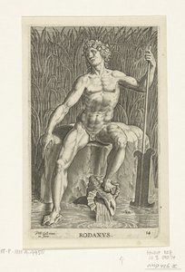 Dio del fiume Rodano da Philips Galle