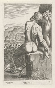 Dio del fiume Tevere da Philips Galle