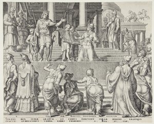 Il Libro della Legge letto davanti al popolo da Philips Galle