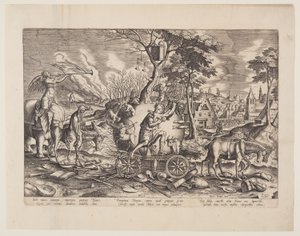 Il trionfo del tempo da Philips Galle