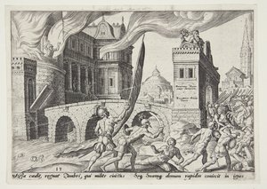 La cattura di Tirsah da Philips Galle