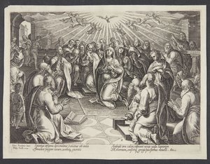 La discesa dello Spirito Santo da Philips Galle