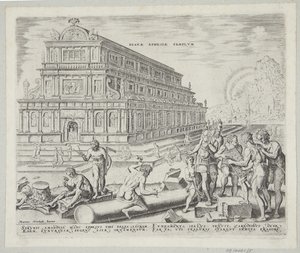 Il tempio di Diana a Efeso da Philips Galle