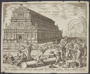 Il tempio di Diana a Efeso da Philips Galle